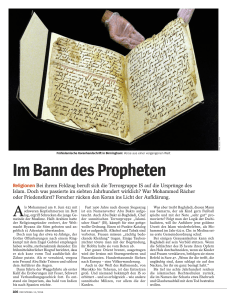 Im Bann des Propheten