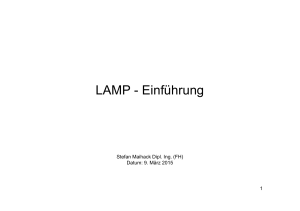 LAMP - Einführung