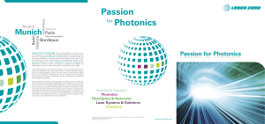 Passion for Photonics