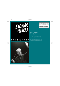 24Januar 2007 - Ensemble Modern
