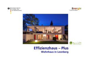 Effizienzhaus – Plus - Wamsler Architekten