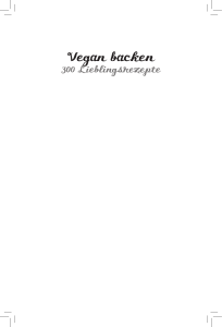 Vegan backen - Hans Nietsch Verlag