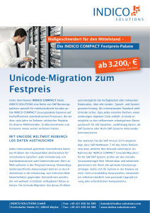 Unicode-Migration zum Festpreis