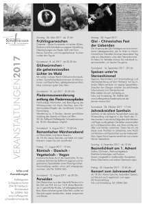 veranstaltungen 2017 - Kaffeegarten Schwedenschanze