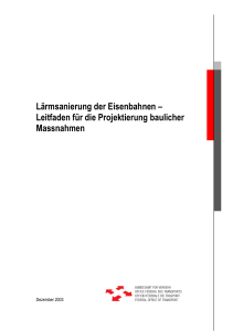 Leitfaden für die Projektierung baulicher