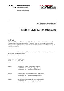 Mobile DMS Mobile DMS-Datenerfassung Datenerfassung