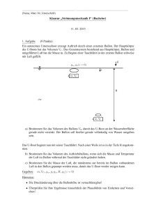 „Strömungsmechanik I“ (Bachelor) 11. 03. 2015 1