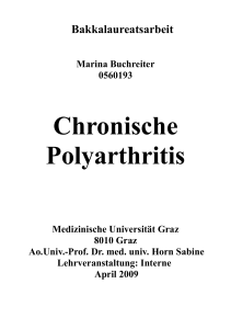 Chronische Polyarthritis