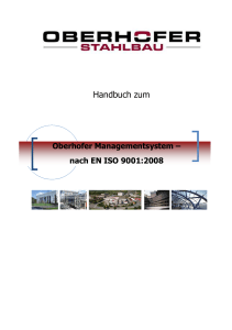 Handbuch zum - Oberhofer Stahlbau