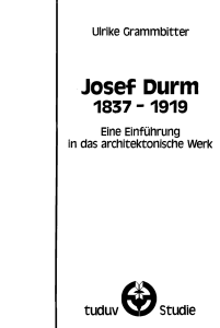 . Josef Durm