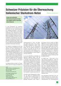 Schweizer Präzision für italienische Netze