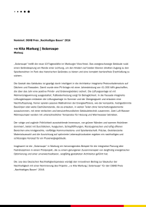 +e Kita Marburg | Solarraupe - Deutscher Nachhaltigkeitspreis