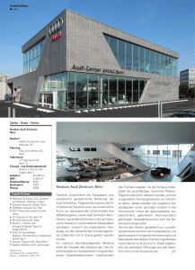 Neubau Audi Zentrum, Bern, Architektur Bern