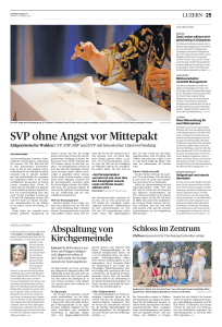 SVP ohne Angst vor Mittepakt