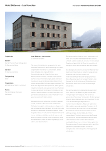 Hotel Bellevue – Les Houches - Architekten Hermann Kaufmann ZT