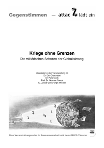 Kriege ohne Grenzen