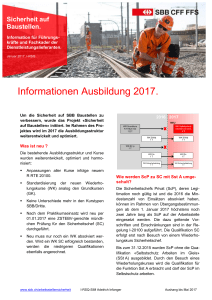 Informationen Ausbildung 2017.