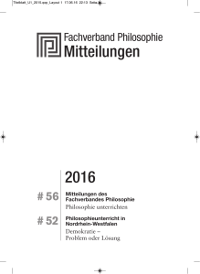 2016 Mitteilungen - Fachverband Philosophie