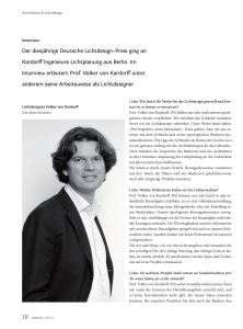 Interview Prof. Volker von Kardorff