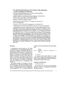 N,N`-Bis(silyl) - Verlag der Zeitschrift für Naturforschung