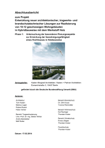 Abschlussbericht - Deutsche Bundesstiftung Umwelt