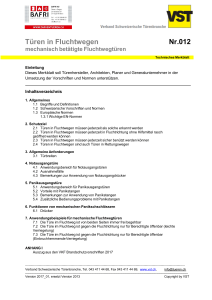 Türen in Fluchtwegen Nr.012