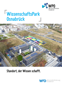 WissenschaftsPark Osnabrück – Standort, der Wissen schafft.