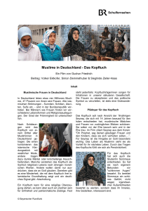 Muslime in Deutschland - Das Kopftuch