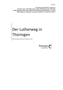 Der Lutherweg in Thüringen - Tourismusnetzwerk Thüringen