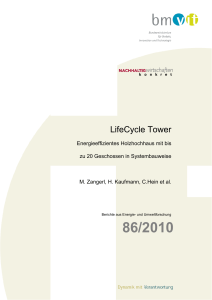 LifeCycle Tower - Nachhaltig Wirtschaften