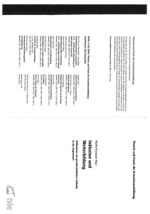 Inklusion und (Auswahl): iterb iidung