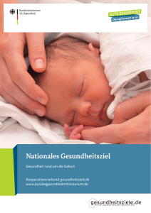 Nationales Gesundheitsziel - Bundesministerium für Gesundheit