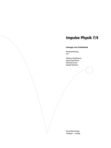 Impulse Physik 7/8 - Ernst Klett Verlag