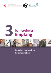 Barrierefreier Empfang