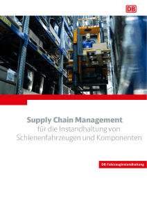 Supply Chain Management für die Instandhaltung von