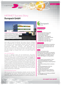 HATAHET Success Story Duropack GmbH