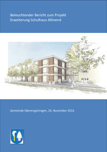 Beleuchtender Bericht zum Projekt Erweiterung