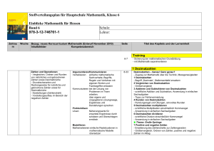 Stoffverteilungsplan, SB2, Einblicke