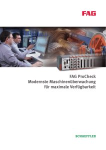 FAG ProCheck Modernste Maschinenüberwachung für maximale