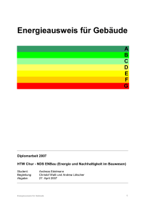 Energieausweis f&uuml;r Geb&auml;ude