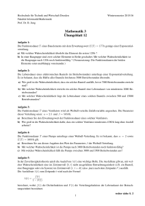 Mathematik 3 ¨Ubungsblatt 12 - Fakultät Informatik/Mathematik