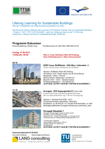 Lifelong Learning for Sustainable Buildings