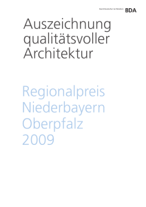 Regionalpreis Niederbayern Oberpfalz 2009 - Fabi