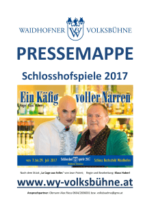 Schlosshofspiele 2017 www.wy-volksbühne.at