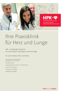 Ihre Praxisklinik für Herz und Lunge