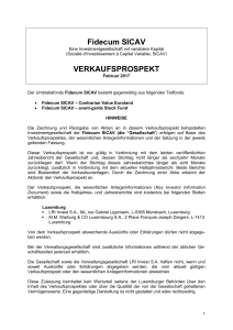 Verkaufsprospekt / Änderungen neu / CV / 13.06.2006