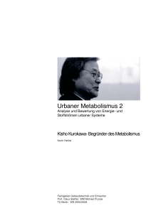 Kisho Kurokawa - Urbaner Metabolismus