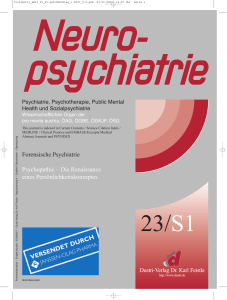 Forensische Psychiatrie Psychopathie – Die Renaissance