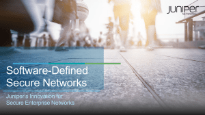 Juniper Networks Security Partners Workshop