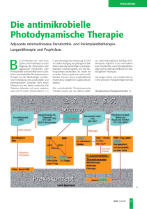 Die antimikrobielle Photodynamische Therapie